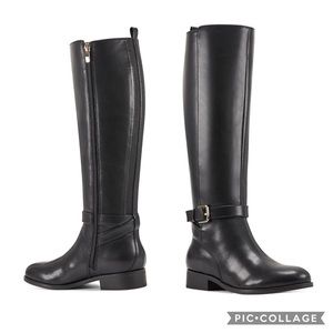 Nine West Giani black tall boots.   Size 8W